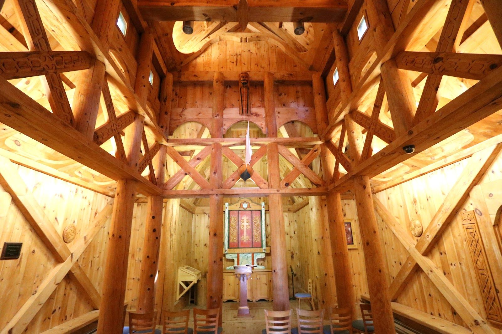 Stavkirke, Washington Island
