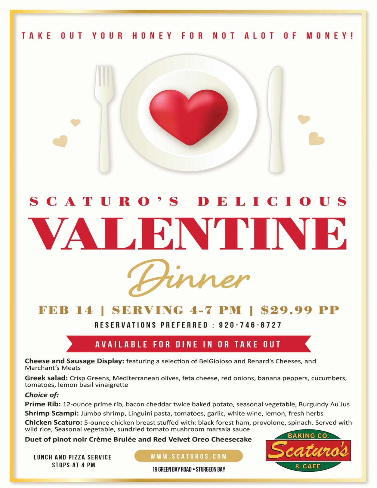 Scaturo's Baking Co. & Cafe, Sturgeon Bay