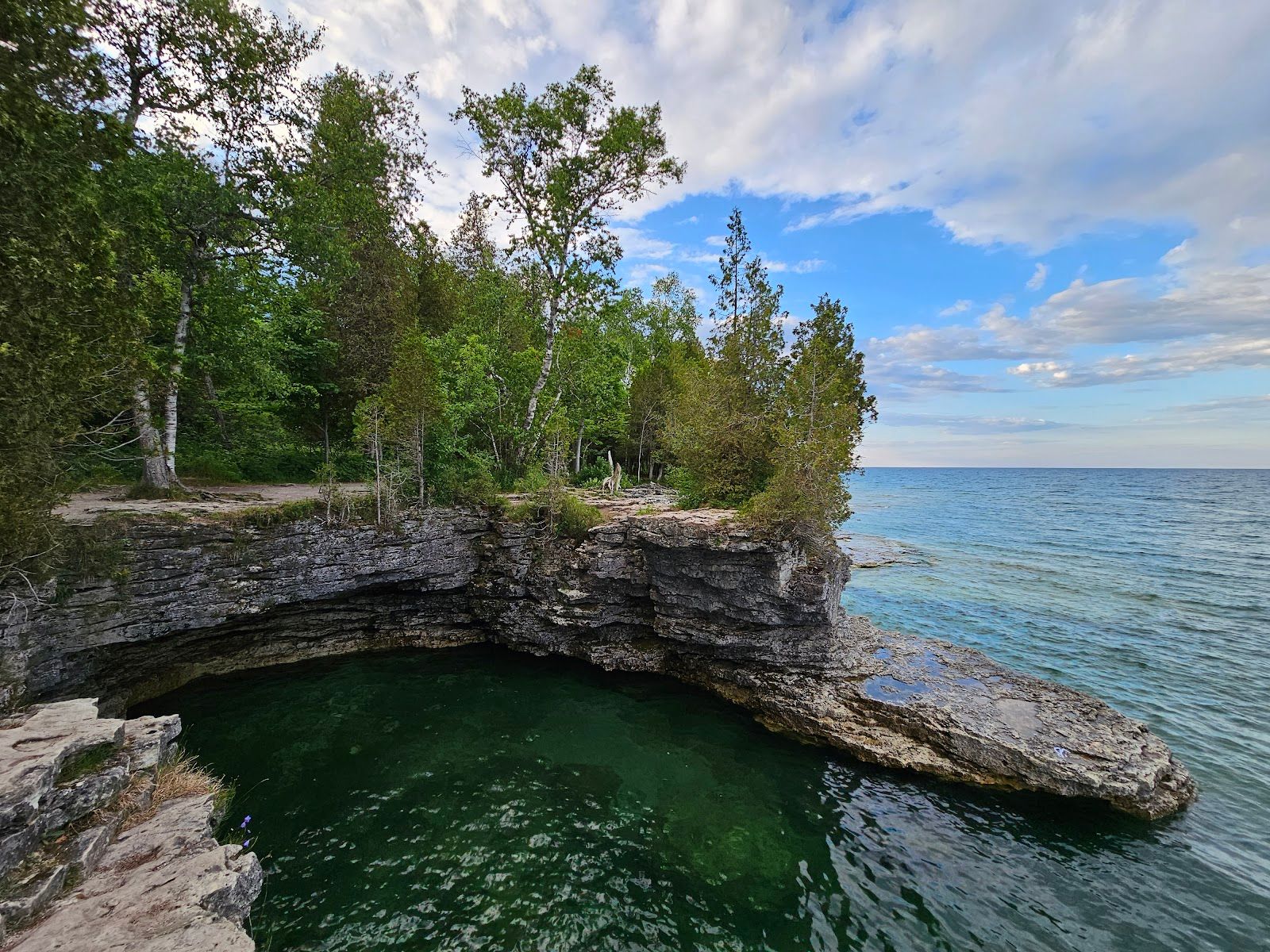 Cave Point County Park, Jacksonport