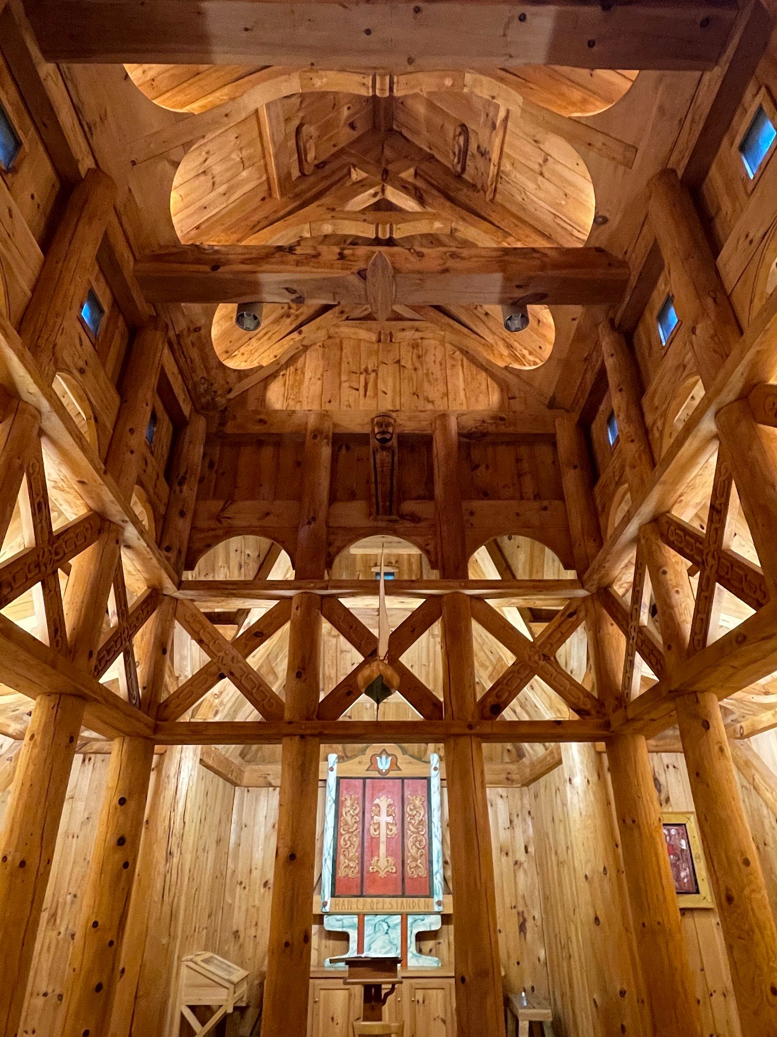 Stavkirke, Washington Island